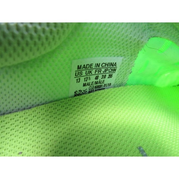 Adidas Pureboost zg lime green size: 13 - Picture 7 of 8
